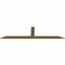 Ekena Millwork Portland Timber Gable Bracket, Western Red Cedar, 108"W x 27"H x 1 1/2"D x 5 1/2"F, 6/12 Pitch GBW108X27X0206POR00SWR - alternate 5